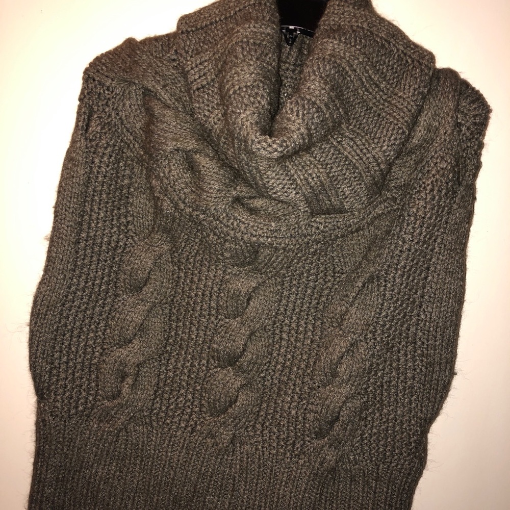 Cozy turtle neck vest